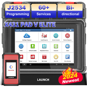 Starten Sie 2025 X431 PAD5 Elite Voll funktions-ECU Online-Programmier-und Codierung scan tool Topologie karte Bidirektion aler Steuers canner - Product Image 2