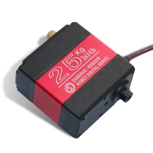 RDS3225 25kg Metall getriebe Digital Servo Arduino Robot Servo mit langer und kurzer gerader U-Halterung