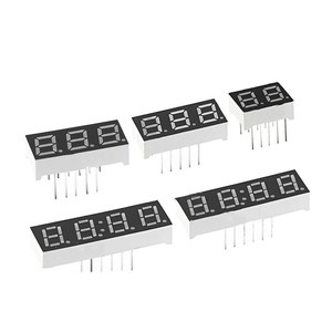 Gemeinsame Kathode 0,56 Zoll 7-Segment-LED-Anzeige Rot 4-Bit-4-stellige 12-PIN-LED-Anzeigeuhr Digitale Röhren-LED - Product Image 1