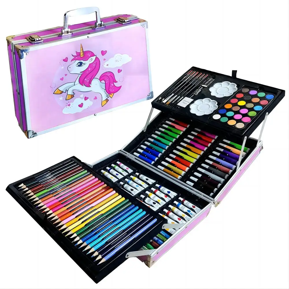 Art Set Safe Environmentally Friendly Containing Crayons Oil Pastels Colored Lead Pigments Stationery Set For Children Painting