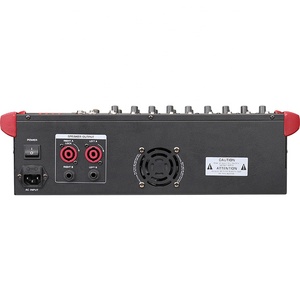 6D Professional <strong>Mixer</strong> Sound System Built in 16 DSP Effect 6 Channels Audio <strong>Mixer</strong> Power <strong>Amp</strong> <strong>Mixer</strong> - Product Image 4