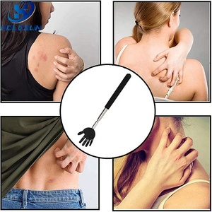 Trọng Lượng Nhẹ Hình Dạng Lòng Bàn Tay Ngứa Scratcher Kính Thiên Văn Thép Không Gỉ Backscratcher Với Mở Rộng Xử Lý Cho Cơ Thể Cù Massage - Product Image 6