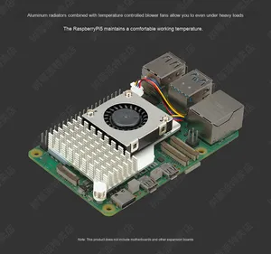 Offizielle Original Raspberry Pi 5. Generation mit aktiven Kühlkörper-und Lüfterkühler-Elektronik komponenten - Product Image 4