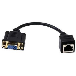 Кабель адаптера VGA к RJ45 с 0,15 метром VGA к RJ45 Ethernet порт передает сигналы VGA через сетевой кабель - Product Image 4