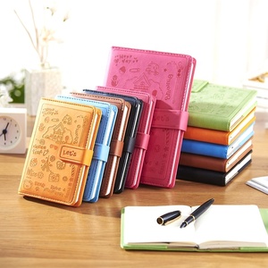 Notebook colorato multifunzione A5 con copertina personalizzata in pelle - Product Image 3