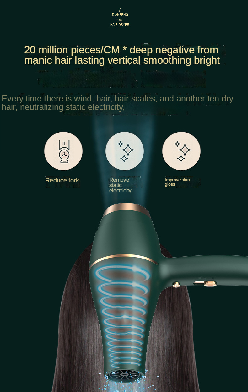 Hot Selling Salon Professional Dc Motor Concentrator/diffuser/ionic And Induction Function Professional Blow Hair Dryer