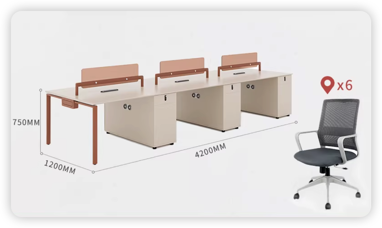 4.2m+6chairs