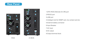 Para el área de TI 10KVA Torre en línea UPS de alta frecuencia Sistema de energía de emergencia de respaldo largo - Product Image 6