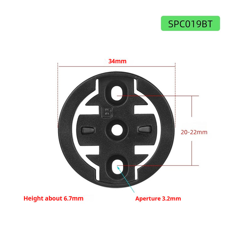 5 (Bryton) Distancia entre orificios: 20-22 mm