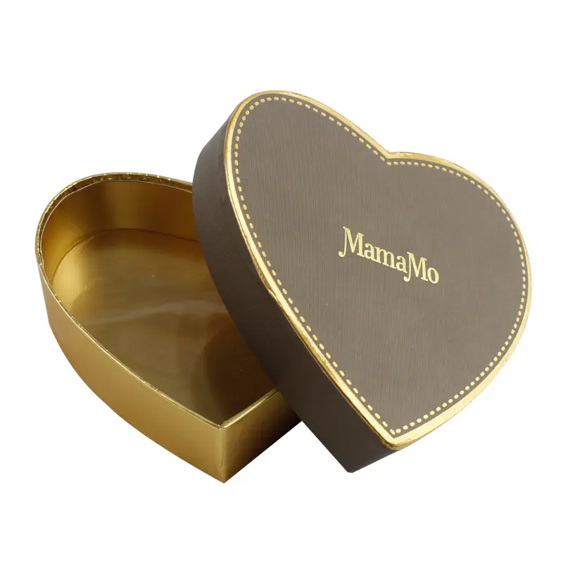 Custom Logo Heart Shaped Paper Chocolate Strawberry Christmas Gift Boxes For Packing