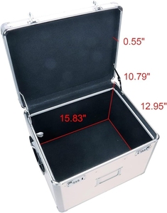 Handmade Durable nhôm hai-xử lý khóa ngực New Chống bụi tài liệu lưu trữ hộp tập tin lưu trữ trường hợp đối với Thư/pháp lý - Product Image 5