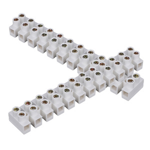 Conector de bloque de terminales de barrera Bloque de terminales de barrera con tornillo de cubierta Conector de bloque de terminales de tira de barrera fija - Product Image 1