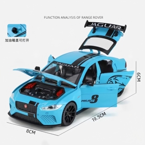 1/24 XE SV projesi 8 alaşım Model araba oyuncak Diecasts Metal döküm ses ve ışık oyuncak arabalar Model araç oyuncaklar - Product Image 6