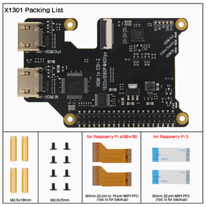 Raspberry Pi 5 Development Board mit CSI-2 modul Audio & Video Kompatibel mit 4B/3B Unterstützt Linux & Android Betriebs system