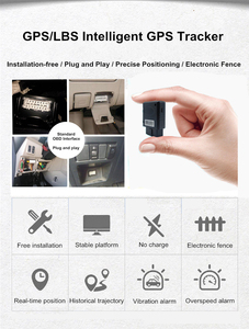 OBD跟踪设备自动OBDII sim卡在线免费平台无月费4G GPS跟踪器 - Product Image 3