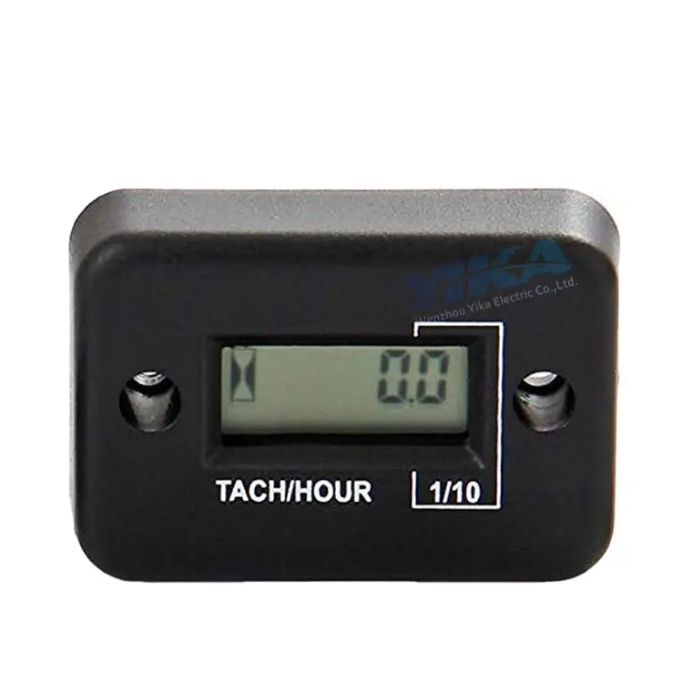 Không Thấm Nước Cảm Ứng IP68 Động Cơ Xăng 2 / 4 Đột Quỵ LCD Rpm Tachometer Tach Hour Meter Cho Xe Máy ATV Snowmobile Thuyền