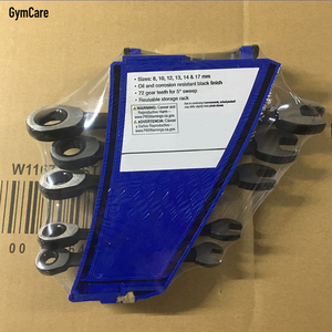 Bộ cờ lê kết hợp, tay cầm kim loại, đầu mở, thép carbon dẻo, 6 chiếc, kích thước 8mm và 10mm, bán buôn - Product Image 3