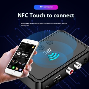 Private Mode 5.0 NFC Wireless <strong>Audio</strong> Receiver Adapter with 10m USB <strong>Output</strong> Plastic Video Accessory for TV/<strong>Computer</strong>