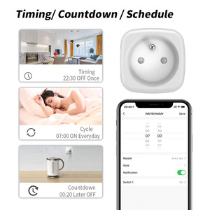 Tuya Smart Plug WiFi EU 16A/スマートソケットおよびパワーモニター時限スマートライフサポートAlexaのGoogleHome - Product Image 4