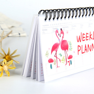 Calendario dei cartoni animati pianificatore settimanale libro studente portatile Notebook planner stampa personalizzata quaderni per studenti - Product Image 3