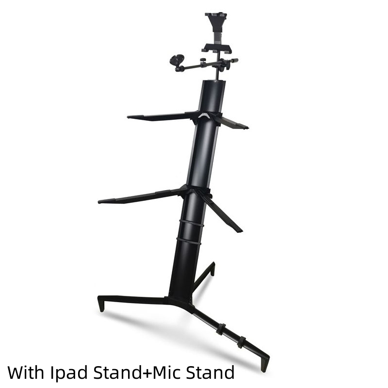 Supporto black-Ipad + supporto per microfono