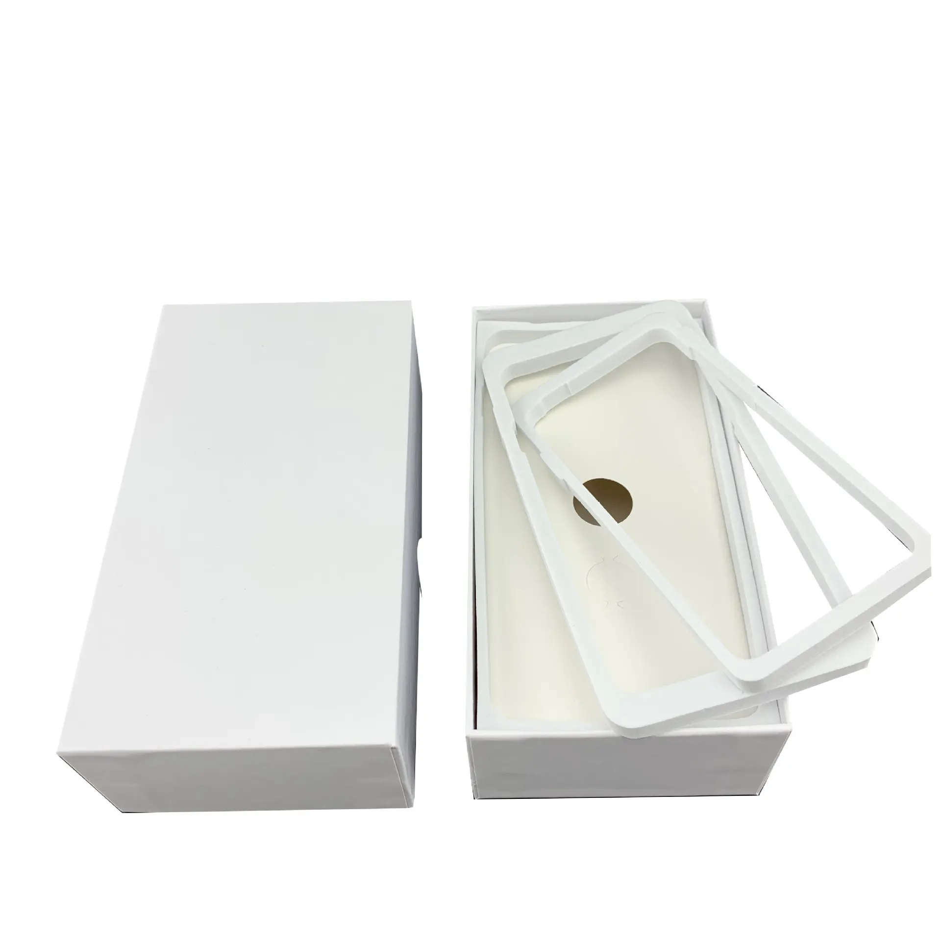 Pour boîte de téléphone portable, emballage de couverture mondiale blanc neutre boîte Samsung Apple boîte d'emballage spéciale fabricant