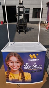 Siêu thị Booth hiển thị thương mại hiển thị thiết bị dễ dàng-to-cài đặt Carry PP/ABS khuyến mãi bảng truy cập cho hiệu quả chương trình khuyến mãi - Product Image 6