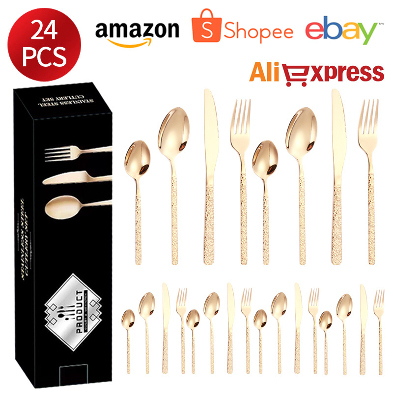 Rose gold 24pcs