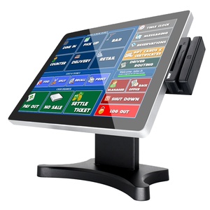 High Resolution All-In-One Restaurant POS Machine , POS <strong>Software</strong> ,POS <strong>System</strong> with Card Reader - Product Image 1