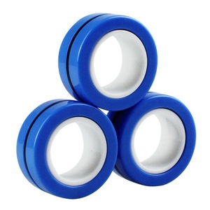 Lo lắng cứu trợ 3pcs thiết lập nhiều màu từ Nhẫn <span class=keywords><strong>spinner</strong></span> thần tài đồ chơi món quà mới lạ cho 8 + tuổi bé trai cô gái - Product Image 2