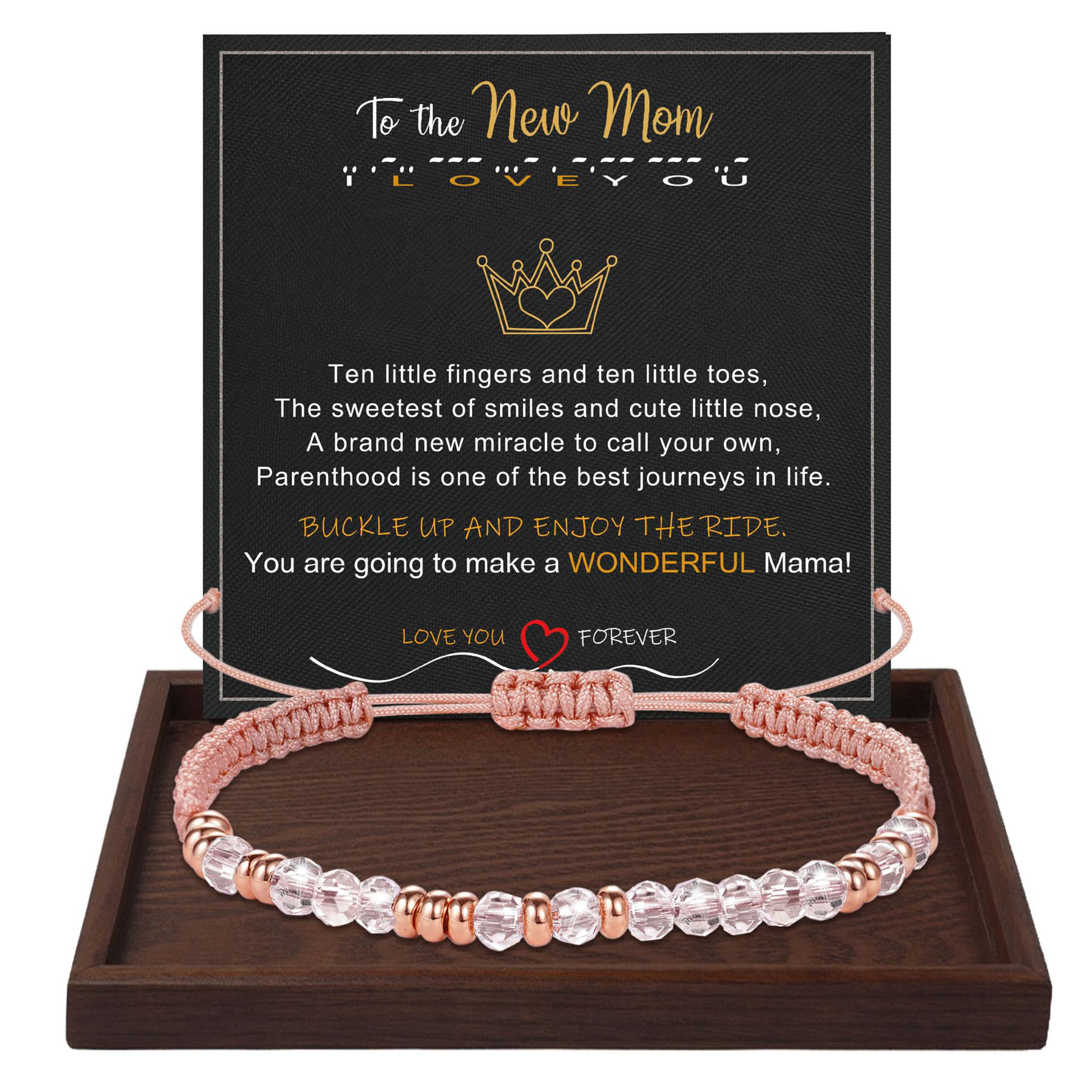 Pulsera Mix-Password + tarjeta para nueva mamá