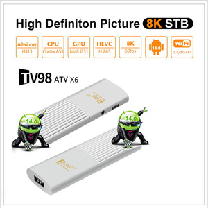 Fabrika ucuz fiyat yeni Android14 yangın sopa ses uzaktan kumanda ip tv çubuk mini PC akışı ücretsiz canlı 8k akıllı Tv çubuk mini PC - Product Image 5