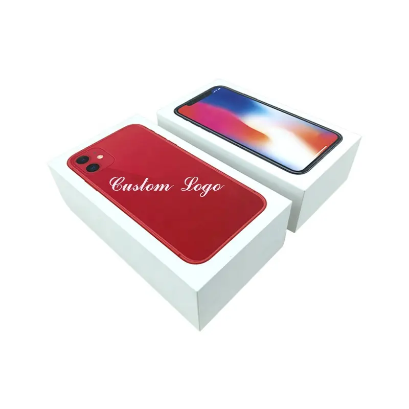 Produttori di Logo personalizzato all'ingrosso di fascia alta Apple mobile phone shell heaven and earth cover box headset phone paper box