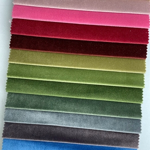 耐撕裂德国天鹅绒工厂定制家用纺织品平纹实心面料 - Product Image 3