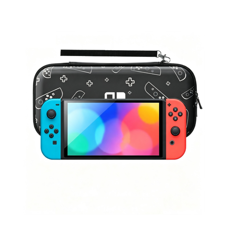 Funda universal negra para mando de Switch Lite.