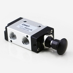3R210-08 3/2 <strong>Way</strong> Manual Operated Control <strong>On</strong>/Off G1/4 Pneumatic Hand Valve Push Pull Type Air Control Valve Piloted Three <strong>Way</strong> - Product Image 3