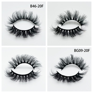 Faux cils entiers en forme de D, cils synthétiques personnalisés à marque privée, vente en gros, cils russes moelleux réutilisables - Product Image 2