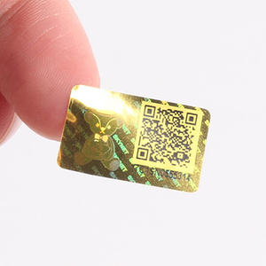 ホログラムステッカーメーカーシルバーゴールドロールホログラフィックペーパーステッカー - Product Image 1