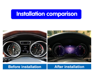 Krando 12.3'' Digital Instrument Cluster for Mercedes <strong>Benz</strong> <strong>ML</strong>/GL W164 X164 2005-2011 Speedometer Virtual Cockpit Multimedia