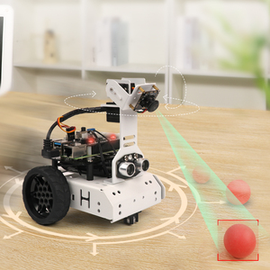 Hiwonder GoGoPi ahududu Pi 4B akıllı görüş Robot araba Python programı eğitim ekipmanları