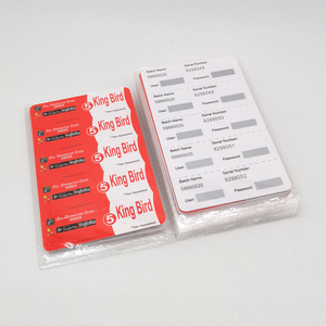 Kunden spezifische Druckpapier-Rubbel karte mit eindeutigem Code und Seriennummer - Product Image 6