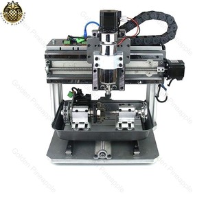 迷你台式DIY 3020F 3/4/5轴2合1数控路由器500瓦，用于聚氯乙烯雕刻钻孔铣削 - Product Image 5