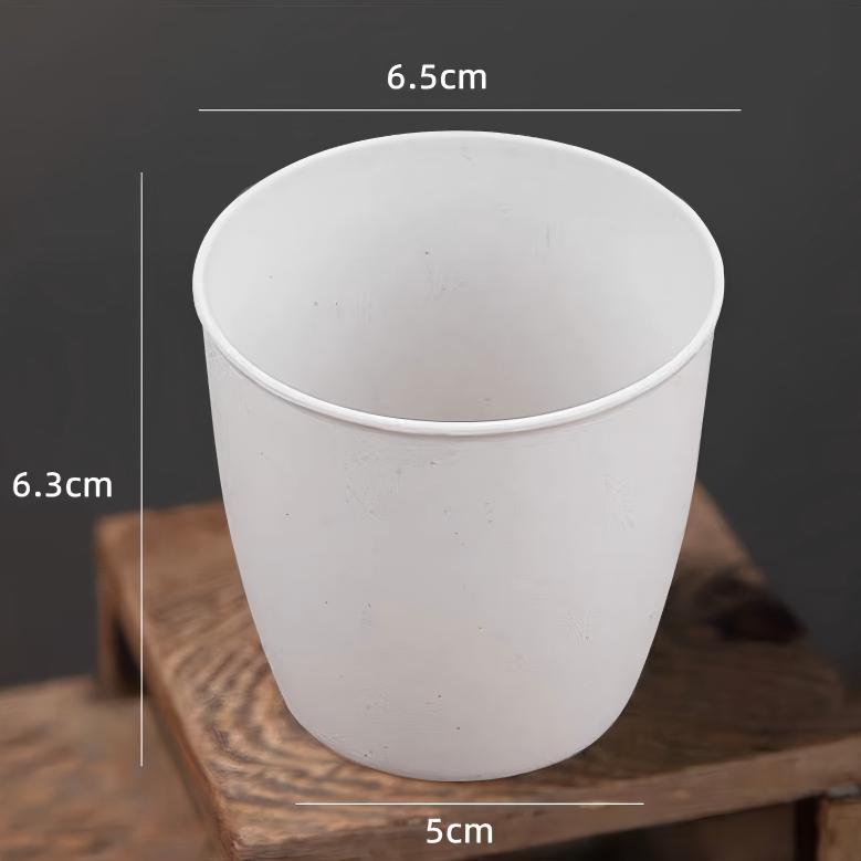 Rice husk white fat cup 155ml