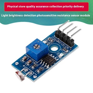 Kit DE SENSOR DE SISTEMA DE 4 cables y conjuntos de cables para Módulo de detección de luz de fotorresistor Arduino para detección de luz