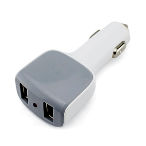 制造商私人型号汽车电子5V 2.1A/3.1A/4.8A智能双USB车载充电器，带发光二极管指示灯 - Product Image 1