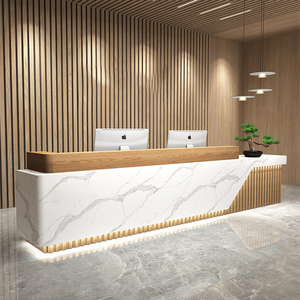 Tùy chỉnh hiện đại đơn giản tiếp nhận gỗ bàn cho văn phòng công ty tư vấn thanh bảng truy cập Thẩm mỹ viện trường thanh toán - Product Image 4