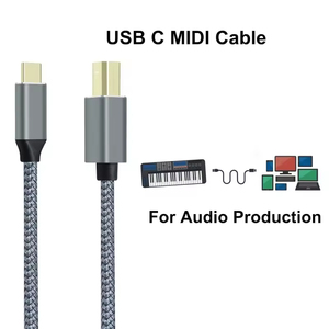 สาย2.0ไนลอนถัก USB 3เมตรชนิด C เป็น USB B Type สำหรับโทรศัพท์แท็บเล็ตแล็ปท็อป - Product Image 5