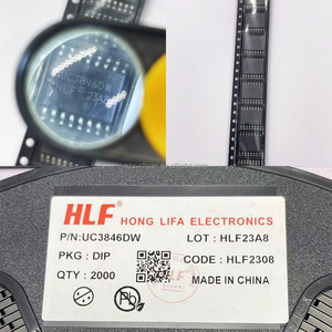 UC3846DW SOP-16 nuovo Controller PWM in modalità corrente a circuito integrato originale UC3846 - Product Image 6
