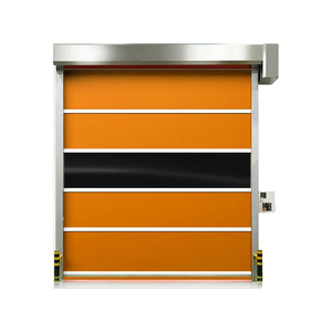 Porte de garage souterrain à enroulement rapide à reconnaissance faciale automatique, porte à enroulement rapide de type turbine pour entrepôt - Product Image 5