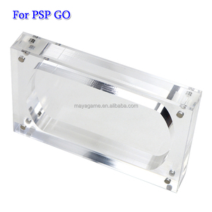 PSP1000 için akrilik kutu manyetik kapak kılıf PSP2000 için yüksek şeffaf ekran kutusu/3000 PSP oyun konsolu gitmek saklama kutusu - Product Image 4
